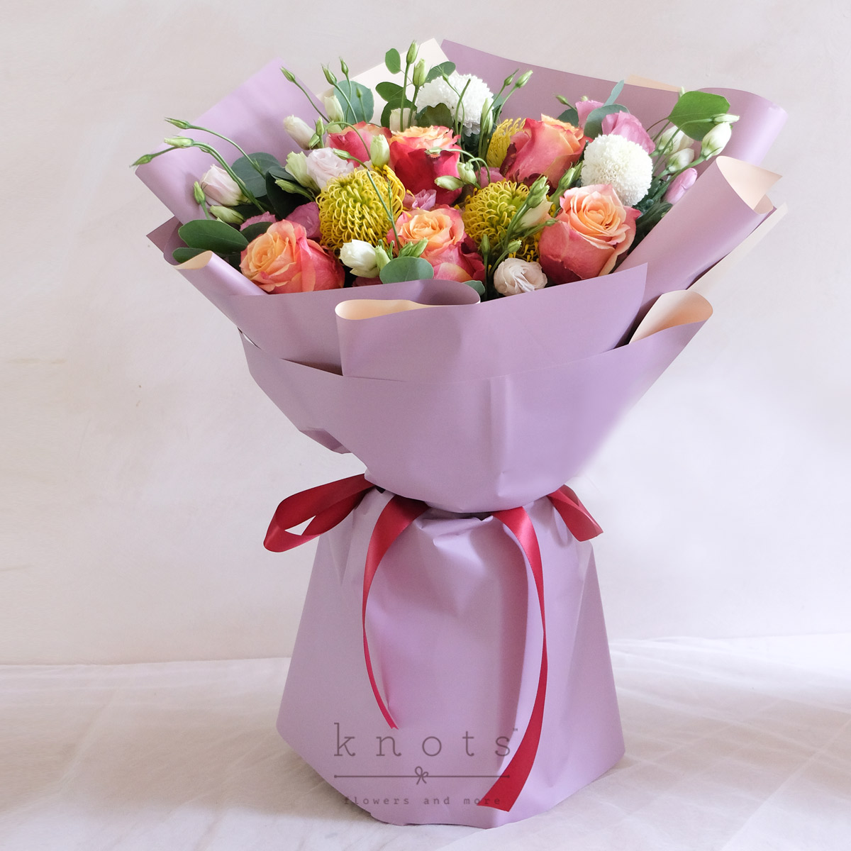 Summer Blush (Ecuadorian Roses Bouquet)