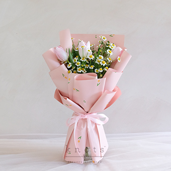 Matilda (Pink Tulips Bouquet)