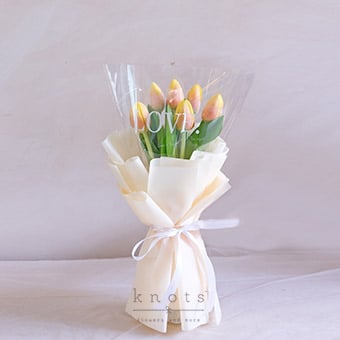 Perfect Love (Orange Tulips Bouquet)