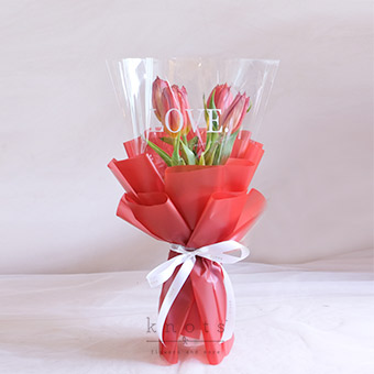 Perfect Love (Red Tulips Bouquet)