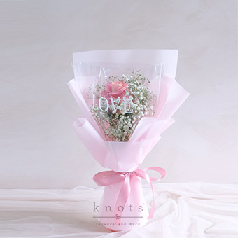 Delighted Hearts (Pink Ecuadorian Rose Bouquet)