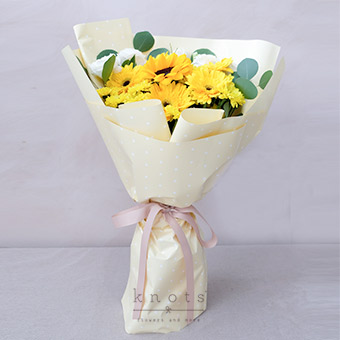 Bright Day (Sunflower & Gerbera Bouquet)