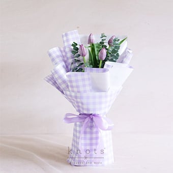 Blair (Purple Tulips Bouquet)