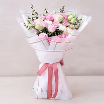 Love That Pink (3 Pink Ecuadorian Roses Bouquet)