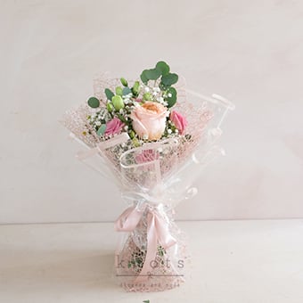Elize (Pink Ecuadorian Rose Bouquet)