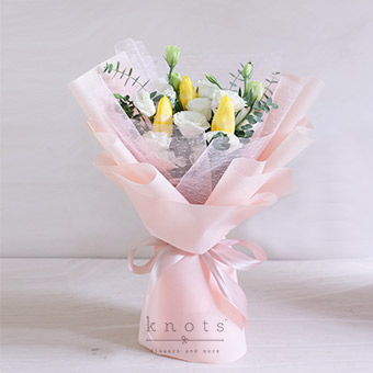 Wildly Smitten (Yellow Tulips Bouquet)