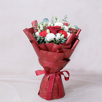 Love of My Life (Red Ecuadorian Rose Bouquet)