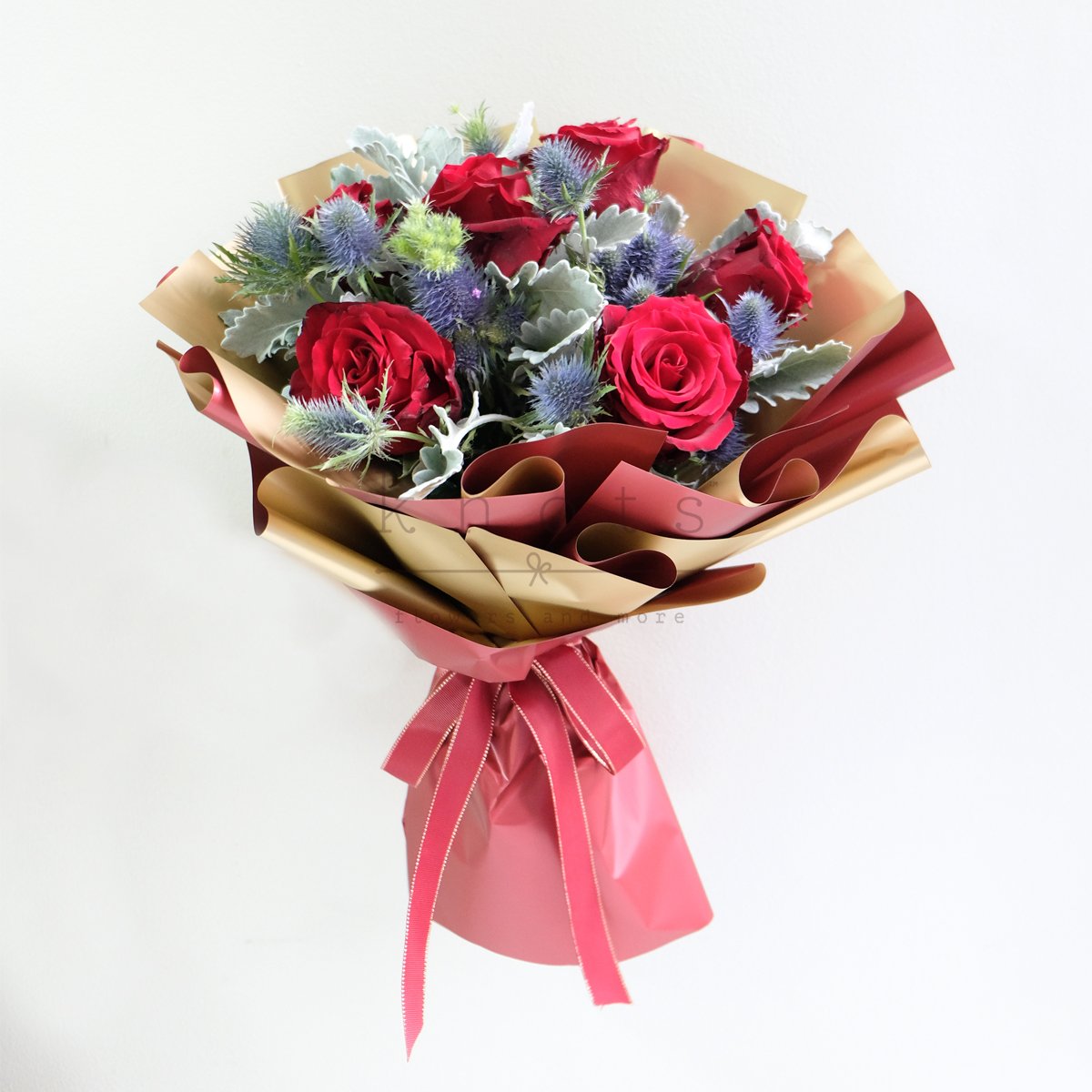 Merry Beautiful (Red Eucadorian Roses Bouquet)