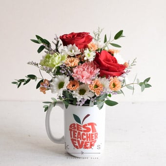 Inspire & Bloom (Teacher's Day Mug Arrangement)